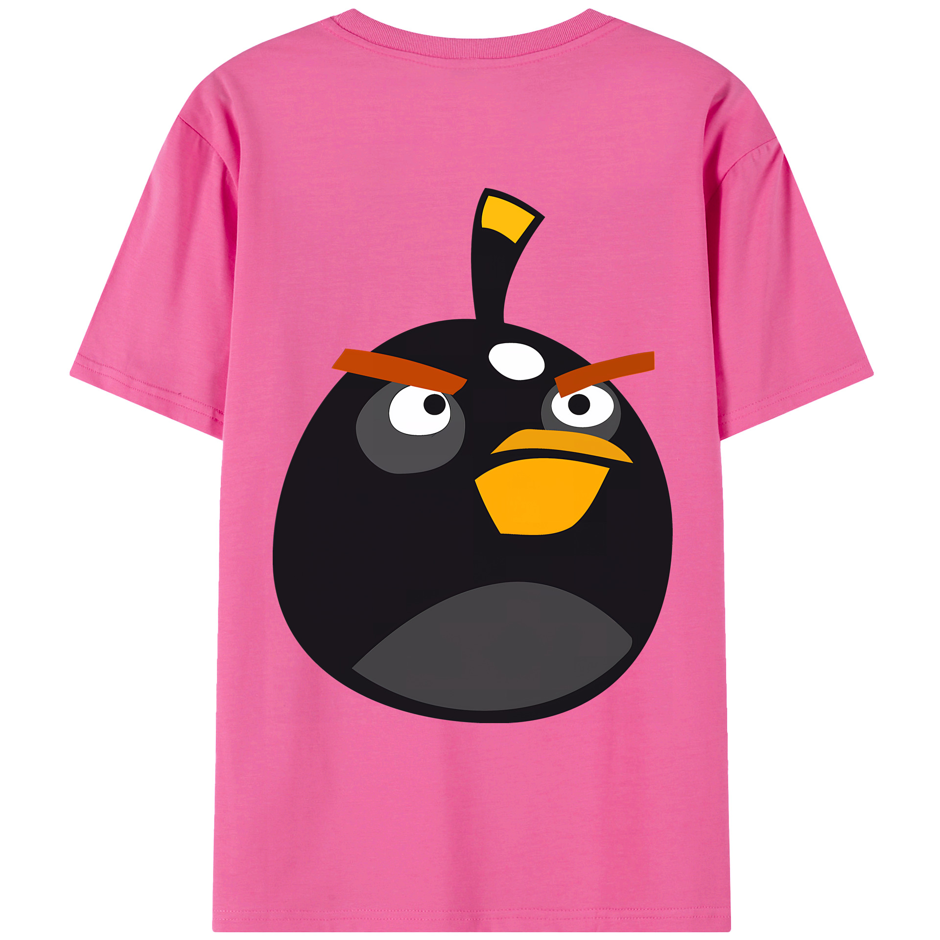 （画像用） Angry Birds アングリーバード レディース半袖Tシャツ(バックプリント)